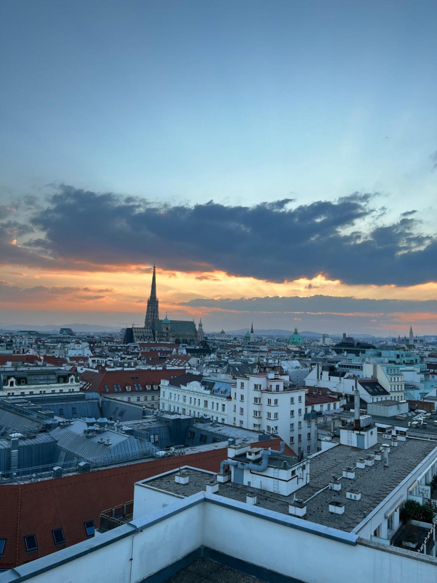 Center Apartment With 360° Rooftop Bécs Kültér fotó